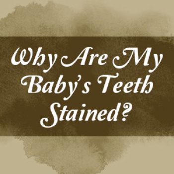 Bellevue dentists, Dr. Mack & Dr. Wachter of Family Dentistry of Bellevue, discusses discoloration of kids’ teeth, potential causes, and possible treatments.